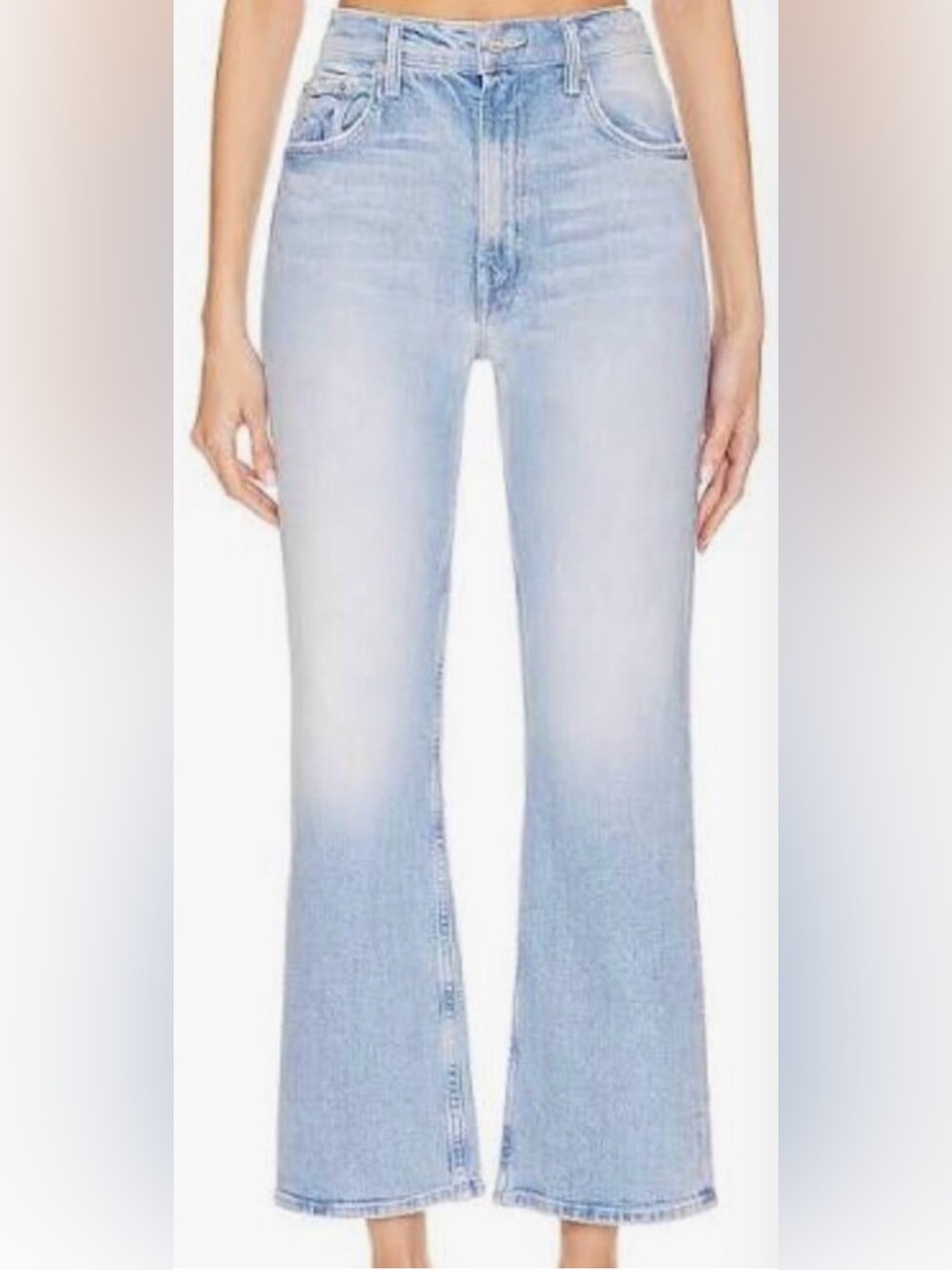 Mother Jeans The Scooter Ankle Flare Jeans Mid Rise Don't Be Square 29